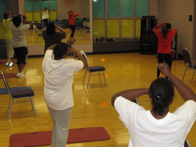 Exercise Class at Health & Wellness